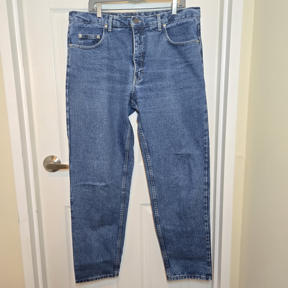 Galliano Classic Straight Leg Blue Jeans